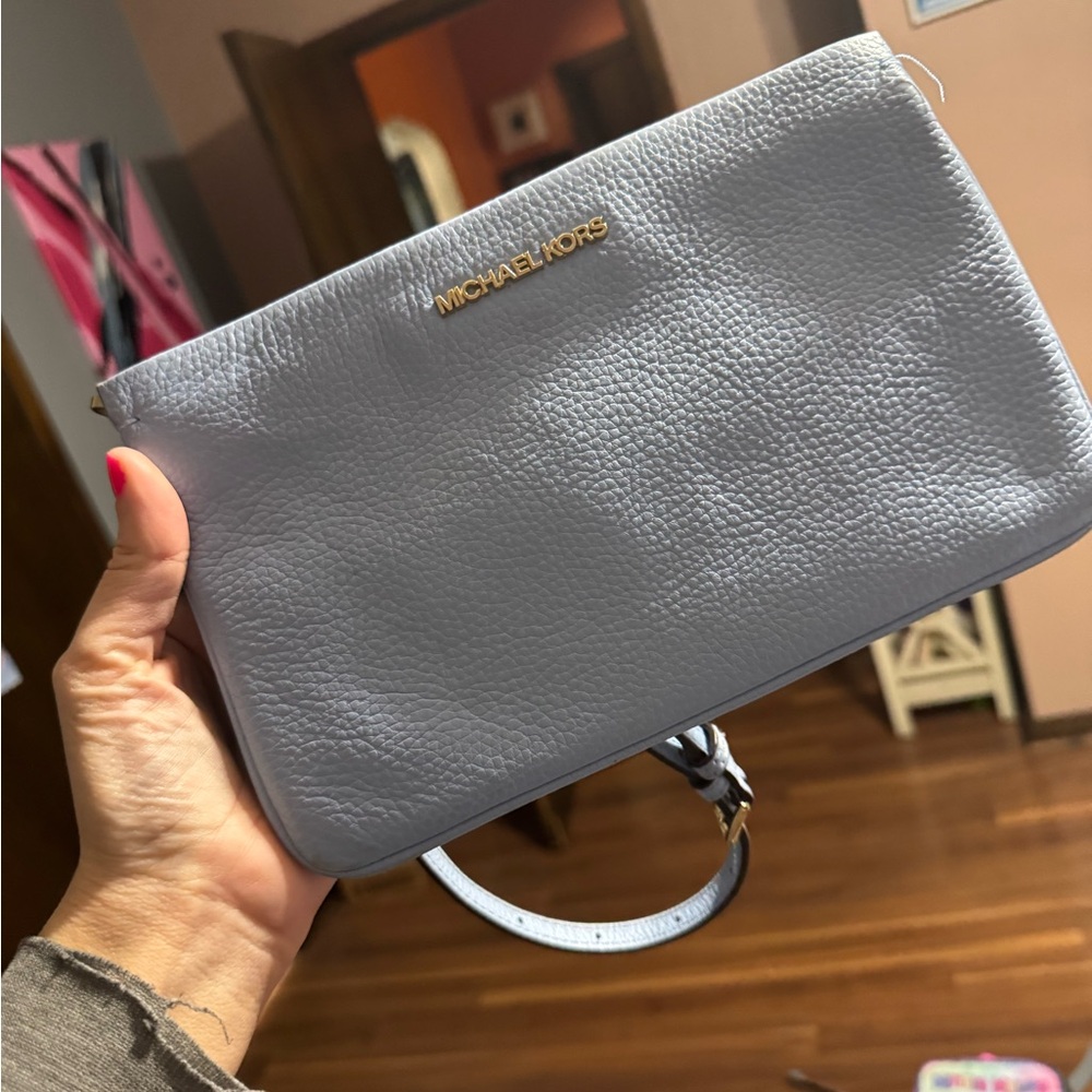Michael Kors baby blue crossbody